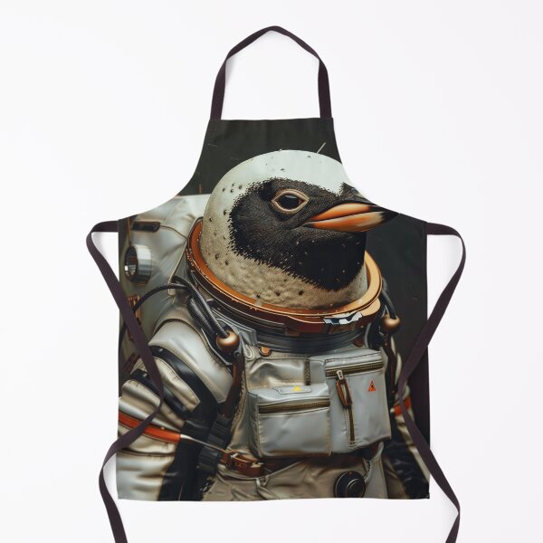 Item preview, Brave Adorable Penguin Space Suit Astronaut Explorer designed and sold by Mullet Monkey.