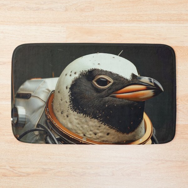 Item preview, Brave Adorable Penguin Space Suit Astronaut Explorer designed and sold by Mullet Monkey.