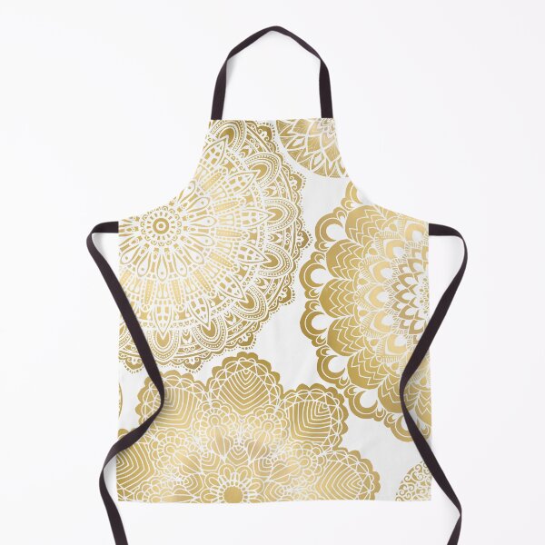 Item preview, Celestial Harmony gold Mandala flowers designed and sold by NoaaDesign.
