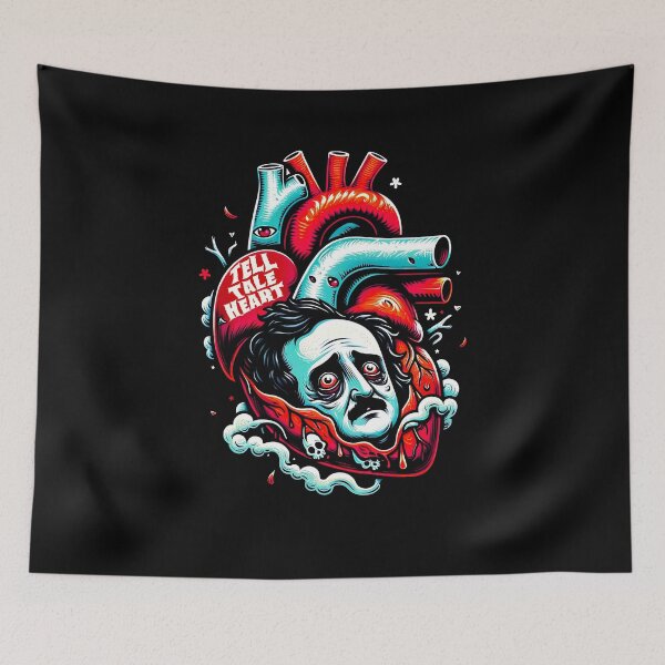 Item preview, Edgar Allan Poe Tell-Tale Heart Literary Lover designed and sold by PoeandCoLit.