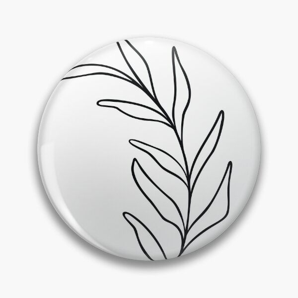 Item preview, Leaf Line Art | Tropical Leaves | Minimalist Nature Design designed and sold by RachelFCreative.