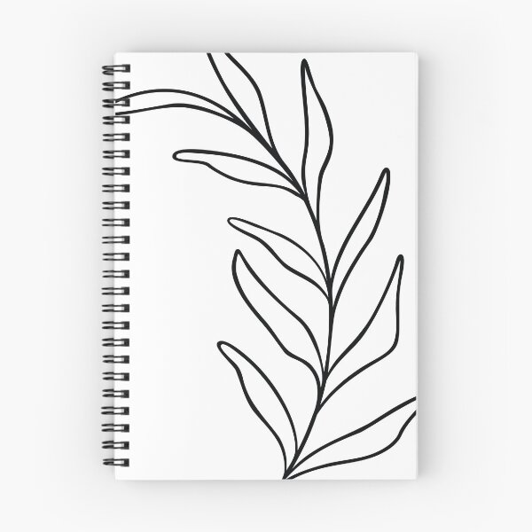 Item preview, Leaf Line Art | Tropical Leaves | Minimalist Nature Design designed and sold by RachelFCreative.