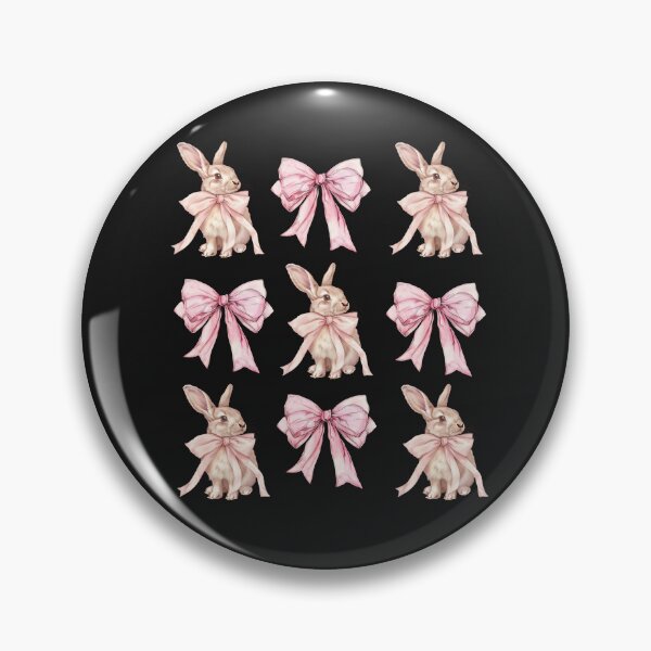 Item preview, Bunny Coquette Bow, Soft Girl, Trendy Easter Rabbit, Coquette Aesthetic designed and sold by MerchSearchCO.