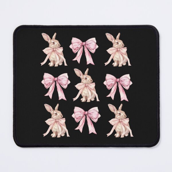 Item preview, Bunny Coquette Bow, Soft Girl, Trendy Easter Rabbit, Coquette Aesthetic designed and sold by MerchSearchCO.