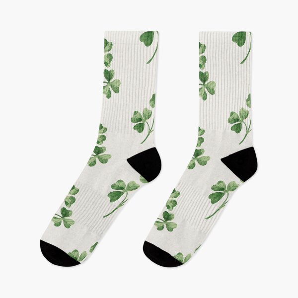 Item preview, Watercolor shamrock leaves botanical illustration  designed and sold by helga-wigandt.