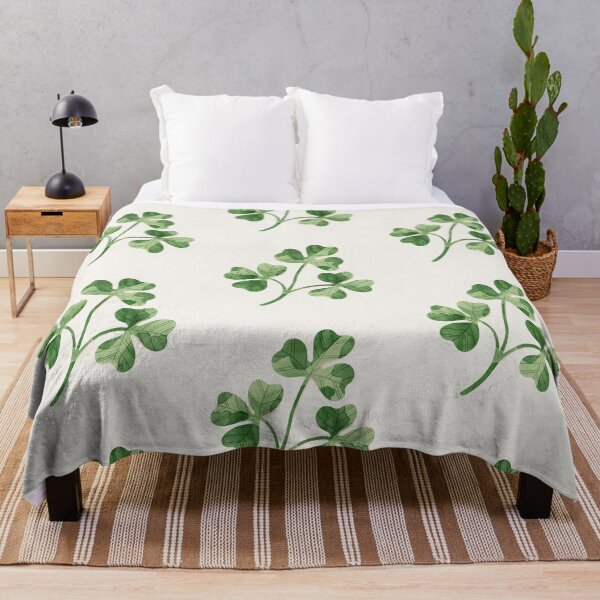 Item preview, Watercolor shamrock leaves botanical illustration  designed and sold by helga-wigandt.