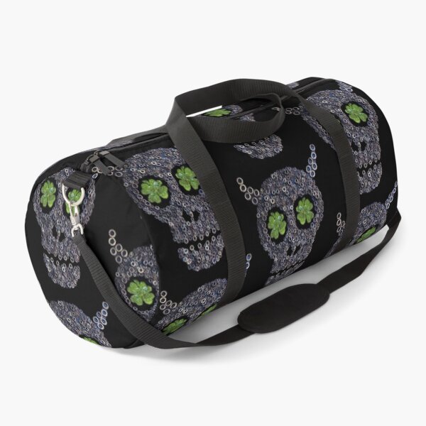 Item preview, Creepy Mechanical Skull & Green Clovers St Patricks Day designed and sold by r-silver.