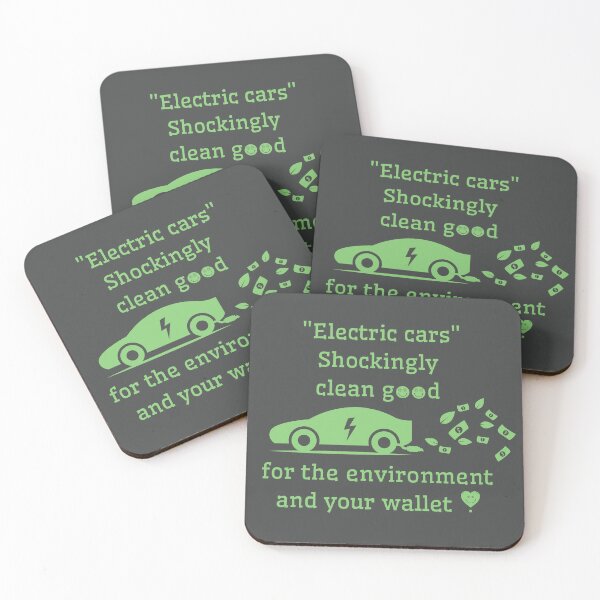 Item preview, Electric Cars, Electric Car drivers, Electric cars shockingly clean good for the environment and your wallet, designed and sold by GOLDENGARDENART.