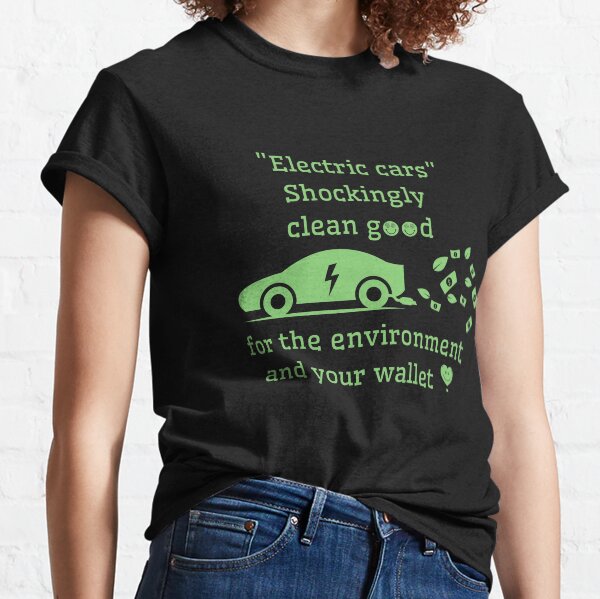 Item preview, Electric Cars, Electric Car drivers, Electric cars shockingly clean good for the environment and your wallet, designed and sold by GOLDENGARDENART.