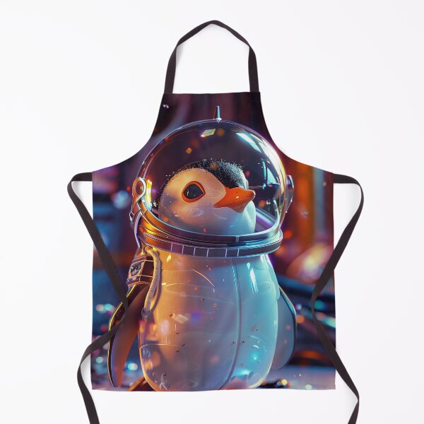 Item preview, Little Cute Penguin Astronaut in Adorable Space Suit designed and sold by Mullet Monkey.