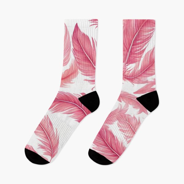 Item preview, PINK FEATHERS ON WHITE BACKGROUND designed and sold by Ciervo Primavera.