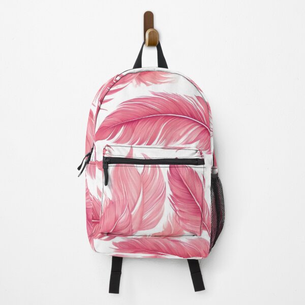 Item preview, PINK FEATHERS ON WHITE BACKGROUND designed and sold by Ciervo Primavera.