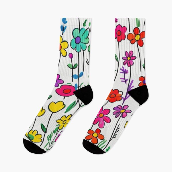 Item preview, Kids drawings of flowers designed and sold by BeeTheArtCo.