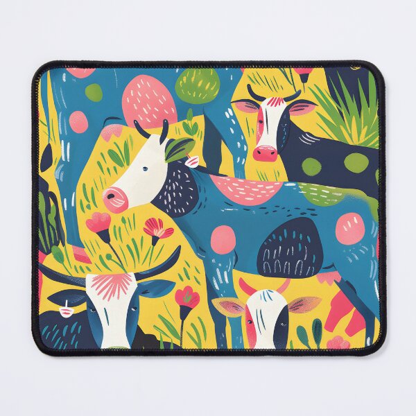 Item preview, Cows modern farmhouse style print designed and sold by Folksy Living.