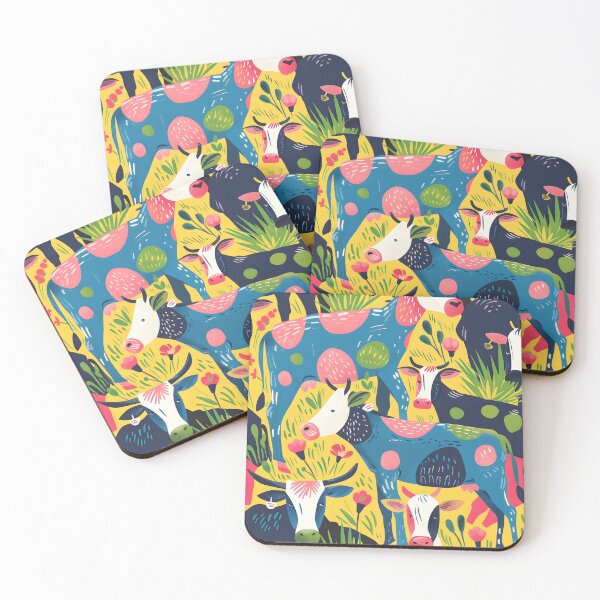 Item preview, Cows modern farmhouse style print designed and sold by Folksy Living.