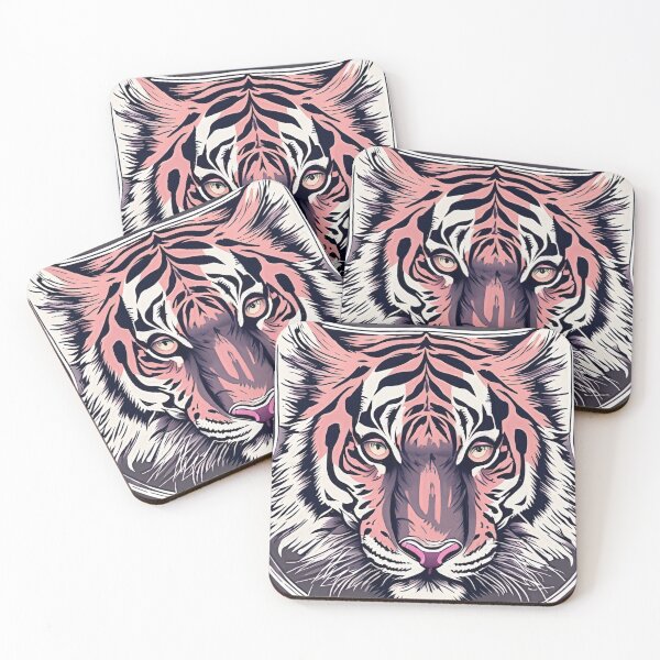 Item preview, Screen Printed Tiger Face designed and sold by Boxing Kangaroo Retail Company.