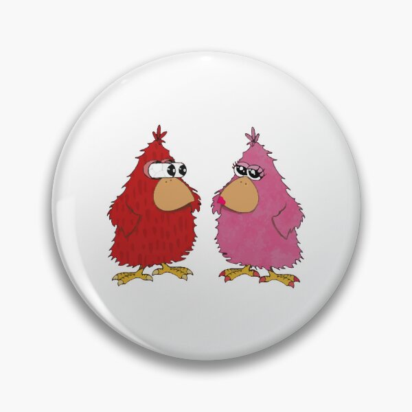 Item preview, parrot red and pink in love designed and sold by YoshiArtDesign.