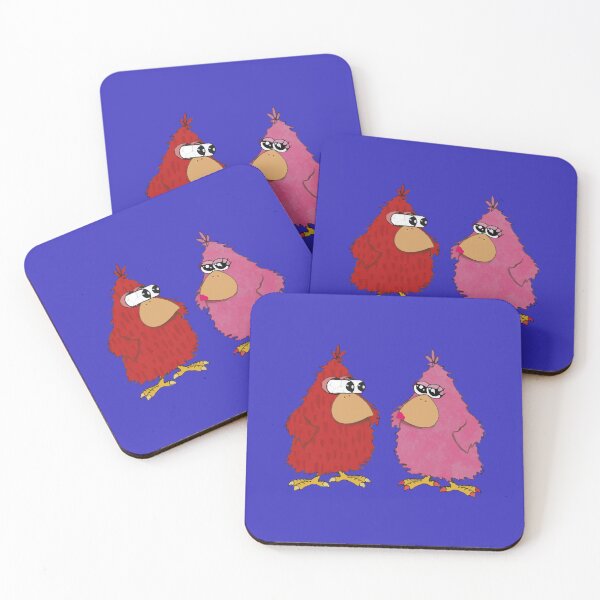 Item preview, parrot red and pink in love designed and sold by YoshiArtDesign.