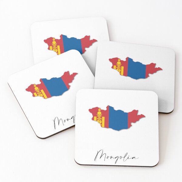 Item preview, Mongolia Country Map and Flag Ulan Bator Asia designed and sold by dk-design85.