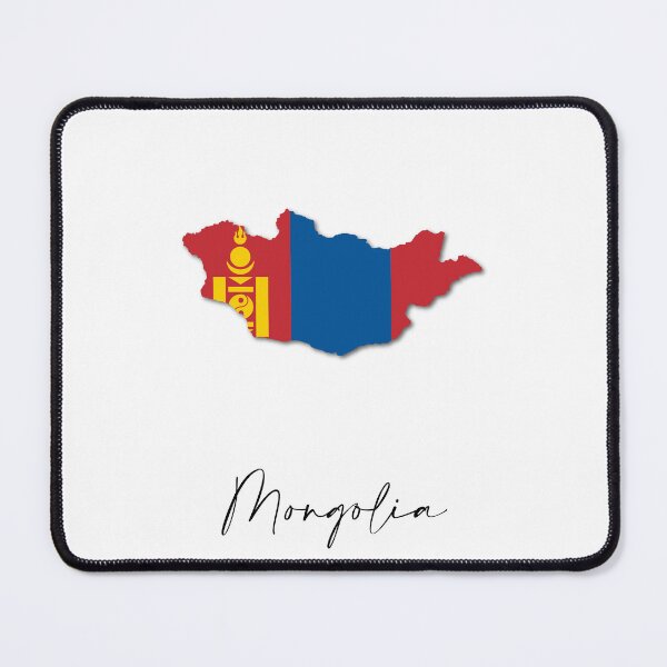 Item preview, Mongolia Country Map and Flag Ulan Bator Asia designed and sold by dk-design85.