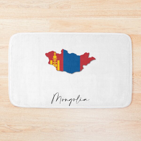 Item preview, Mongolia Country Map and Flag Ulan Bator Asia designed and sold by dk-design85.