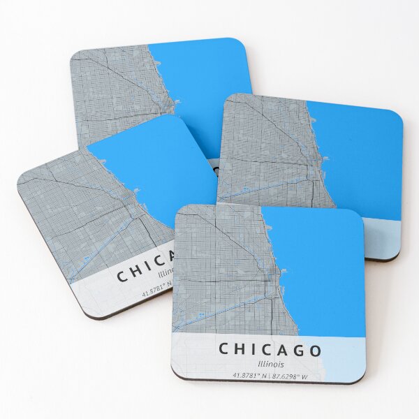 Item preview, Chicago Illinois | City Map Print | House warming gift | Map Print Wall Decor | City Map Art |  designed and sold by LivingBold.