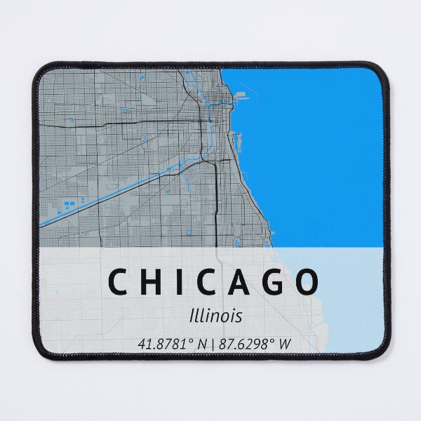 Item preview, Chicago Illinois | City Map Print | House warming gift | Map Print Wall Decor | City Map Art | designed and sold by LivingBold.