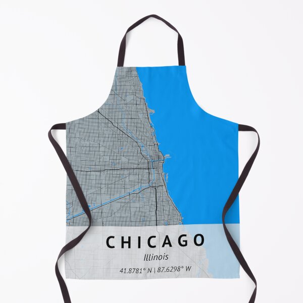 Item preview, Chicago Illinois | City Map Print | House warming gift | Map Print Wall Decor | City Map Art | designed and sold by LivingBold.