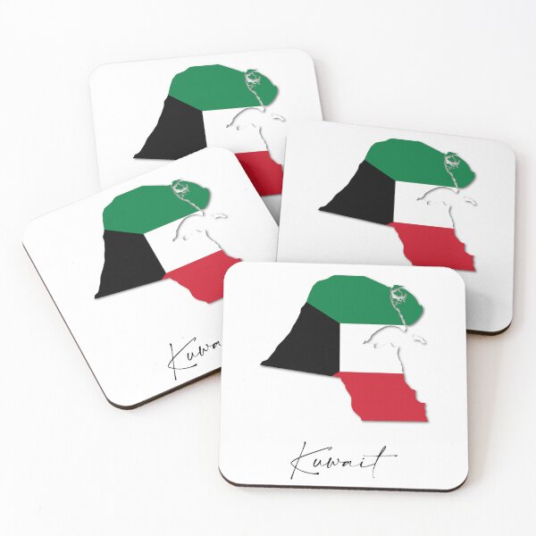 Item preview, Kuwait Country Map and Flag Arabian Peninsula Asia designed and sold by dk-design85.