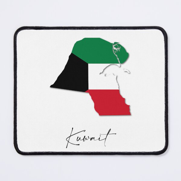 Item preview, Kuwait Country Map and Flag Arabian Peninsula Asia designed and sold by dk-design85.