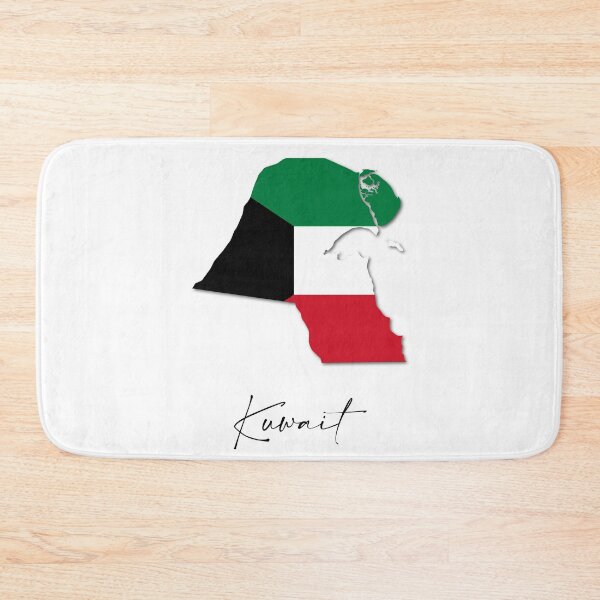 Item preview, Kuwait Country Map and Flag Arabian Peninsula Asia designed and sold by dk-design85.