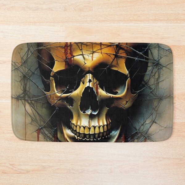 Item preview, Skull adorned thorns designed and sold by MatrixTattoo.
