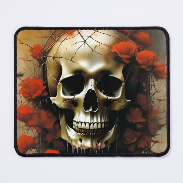 Item preview, Skull and Roses designed and sold by MatrixTattoo.
