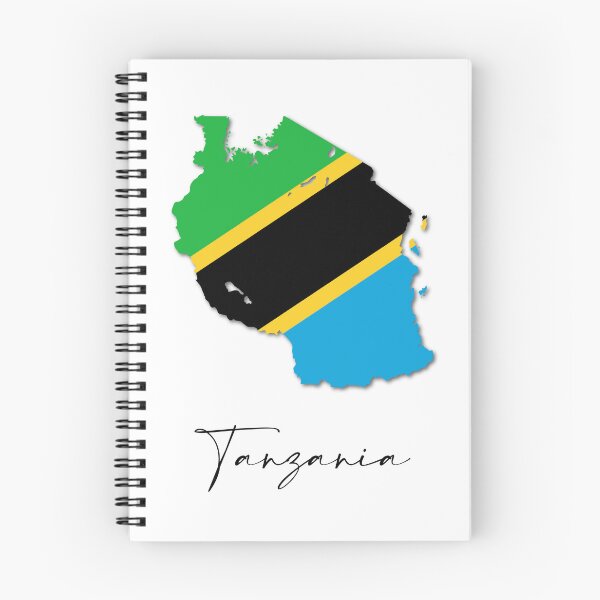 Item preview, Tanzania Country Map and Flag Dodoma Africa designed and sold by dk-design85.