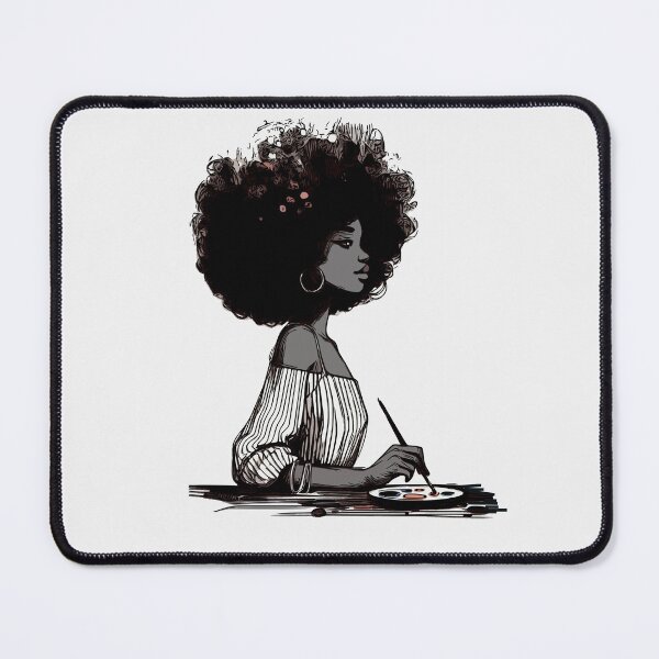 Item preview, Black Woman Artist designed and sold by DesignAFind.