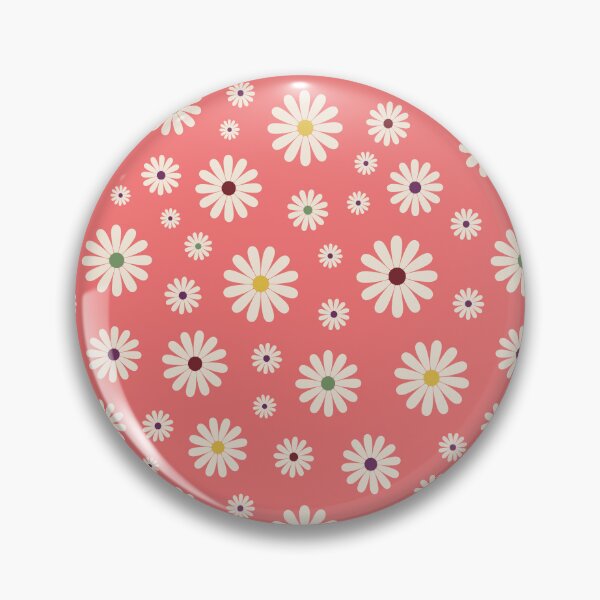 Item preview, Coral Gemstone Daisy Dreams Pattern designed and sold by ClaudiaFlores.