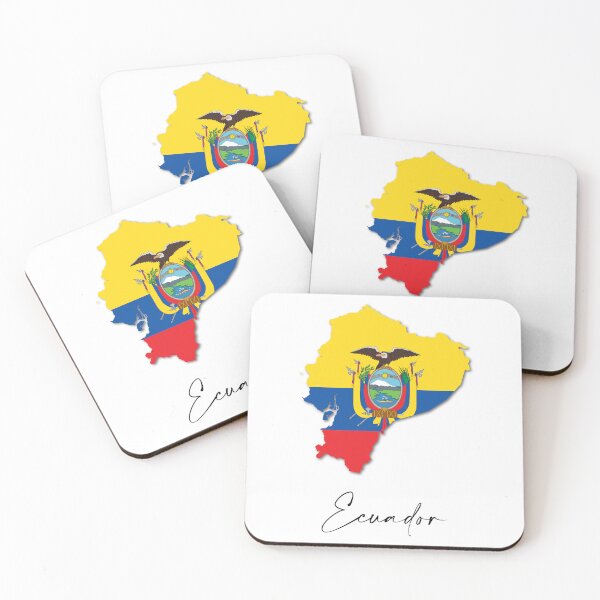 Item preview, Ecuador Country Map and Flag Quito South America designed and sold by dk-design85.