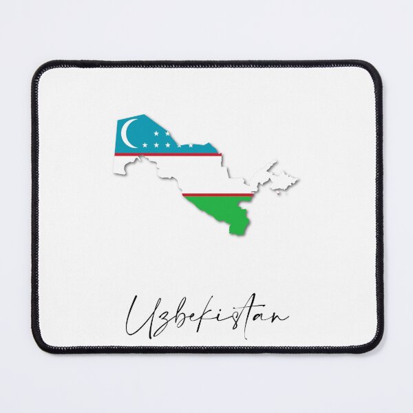 Item preview, Uzbekistan Country Map and Flag Tashkent Asia designed and sold by dk-design85.