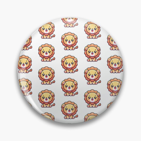 Item preview, Kawaii Lion Roaring designed and sold by PeelZinc.