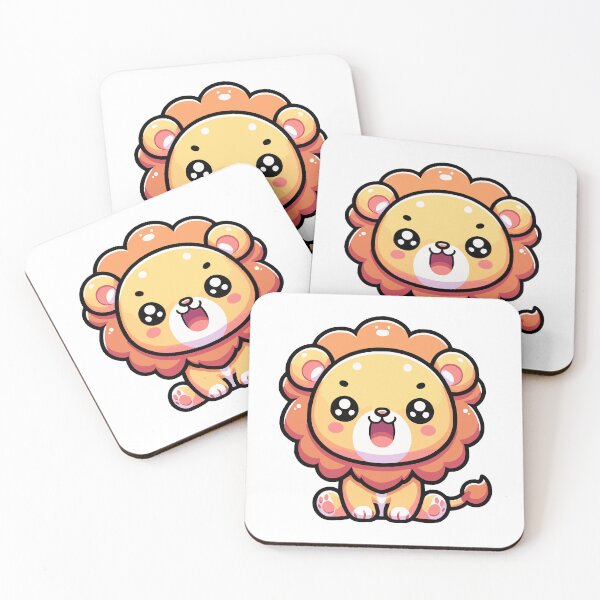 Item preview, Kawaii Lion Roaring designed and sold by PeelZinc.