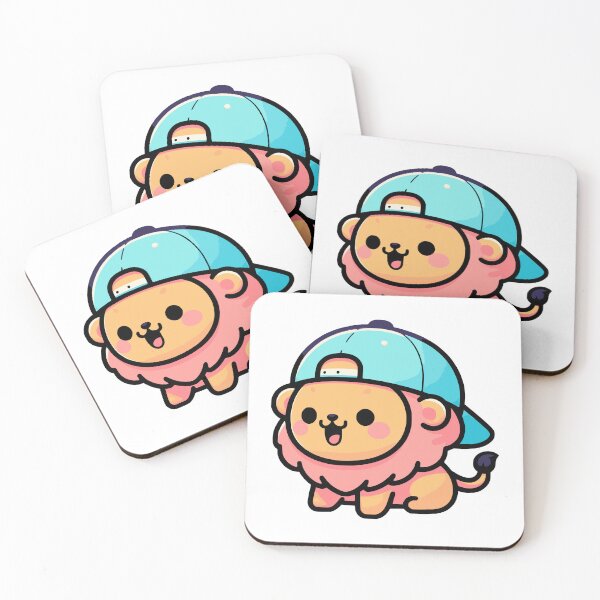 Item preview, Kawaii Lion Roaring designed and sold by PeelZinc.