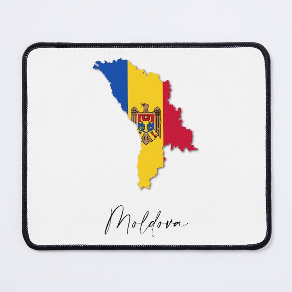 Item preview, Moldova Country Map and Flag Chisinau Europe designed and sold by dk-design85.