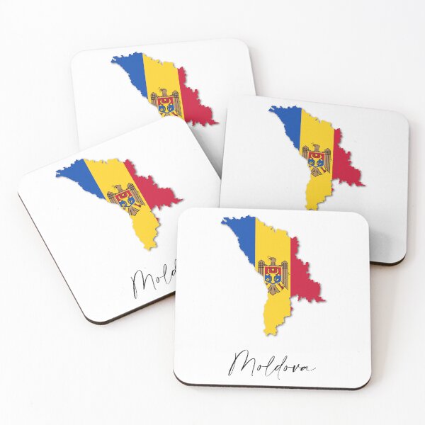 Item preview, Moldova Country Map and Flag Chisinau Europe designed and sold by dk-design85.