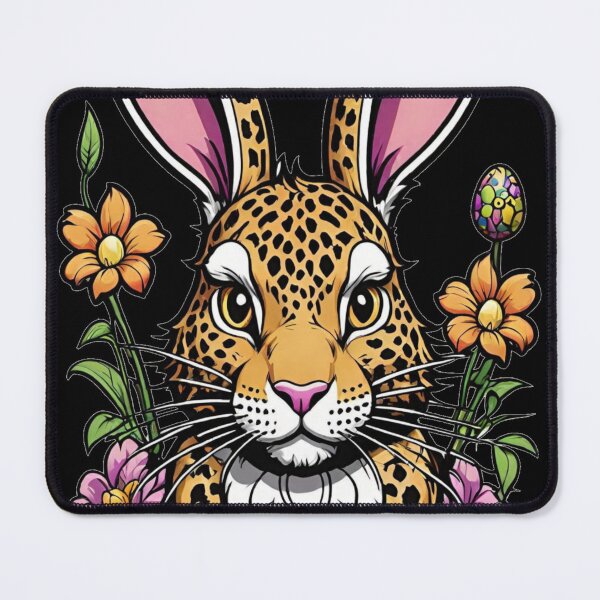 Item preview, Easter Ceylon Panther as an Easter Bunny designed and sold by Tw1nsAIArt.