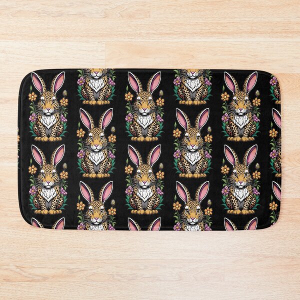 Item preview, Easter Ceylon Panther as an Easter Bunny designed and sold by Tw1nsAIArt.