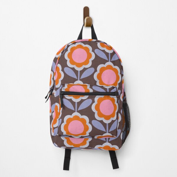 Item preview, Copy of Bold Retro 70s Daisy Flowers in Bloom - Brown and Pink designed and sold by Dominiquevari.