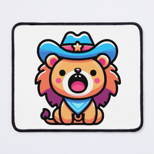Item preview, Kawaii Lion Roaring designed and sold by PeelZinc.