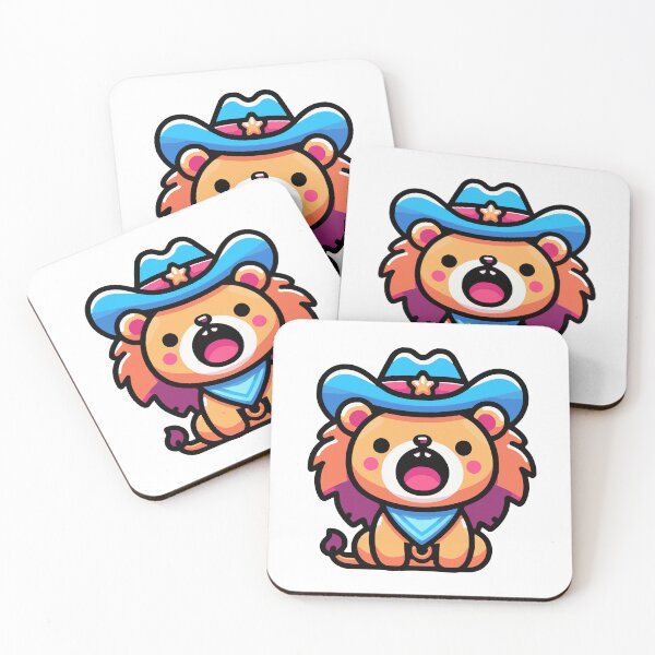 Item preview, Kawaii Lion Roaring designed and sold by PeelZinc.