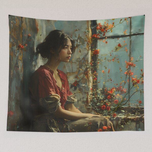 Item preview, Contemplation in Bloom designed and sold by John-NW-Shop.