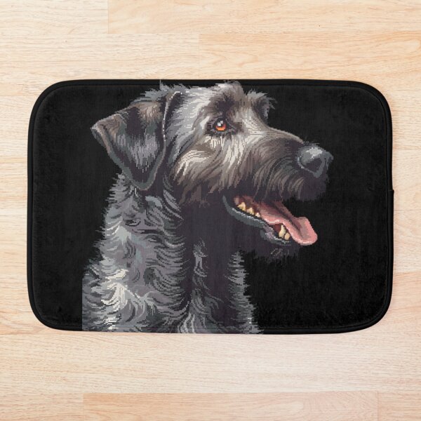 Item preview, Pixel Portrait Irish Wolfhound designed and sold by CUTEDOGGIEZ.